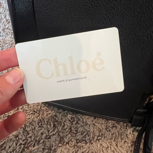 Chloe Owen Leather Shoulder Bag, Full Blue - Picture 8 of 10